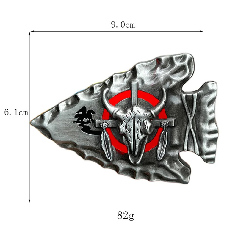 Bullhead arrow belt buckle Western style