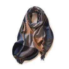 Szalik zimowy dla kobiet Pashmina Shawl Wraps Cashmere Feel Warm Fashion Blanket Scarves