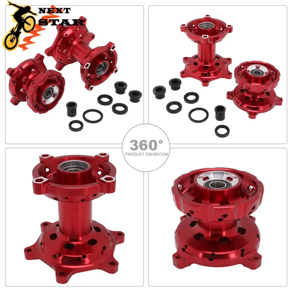 Motorcycle Front Rear Wheel Hubs For Honda XR250R XR 250R 250 R 1996 1997 1998 1999 2000 2001 2002 2003 2004