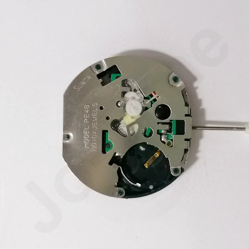 Movimento pe482 sunon pe48 relógio movimento pequeno segundo para homens grande data 2 mãos, pequeno segundo movimento