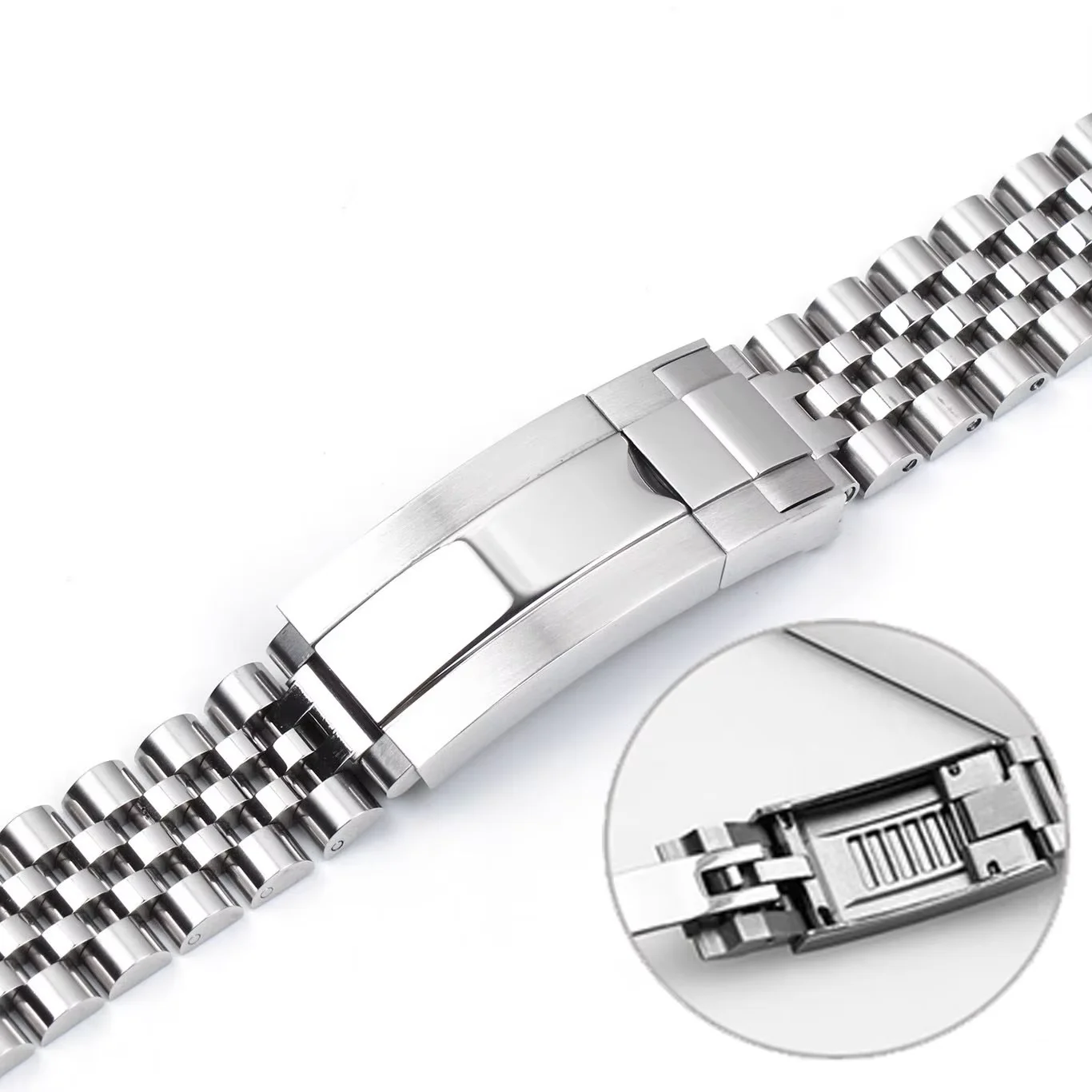 

Jubilee 904 Watchband For Rolex Sub GMT Yacht Daytona Men's Strap Luxury watch chain Mod Parts Replacement Accessories 20mm 21mm