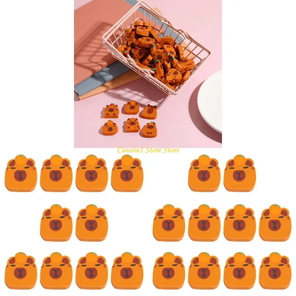 A3PC 10 PCS ENTRADA LÍMETR ENTIMENTOS ENCENDIDOS Capybara borradores borradores Capybara para niños