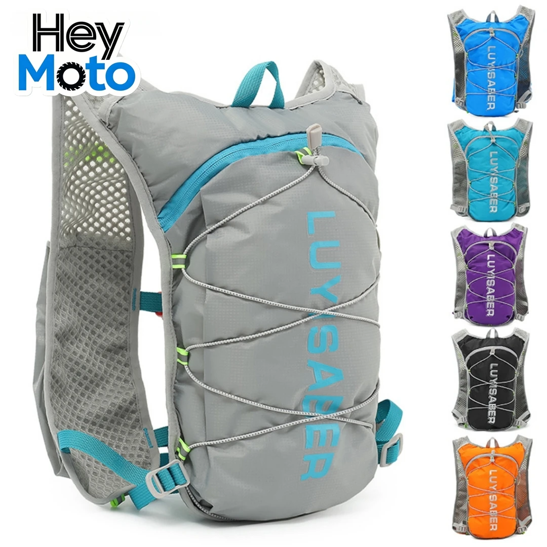 

Multifunctional Motorcycle Bicycle Riding Backpack Nylon Material Running Marathon Safety Reflective Sports Backpack Water Bag