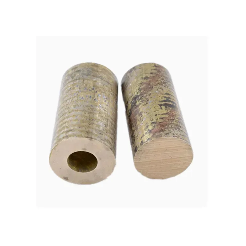 Tin Bronze Green Copper Tube Wear Resistant Bushing Support Custom Cut 100mm Length