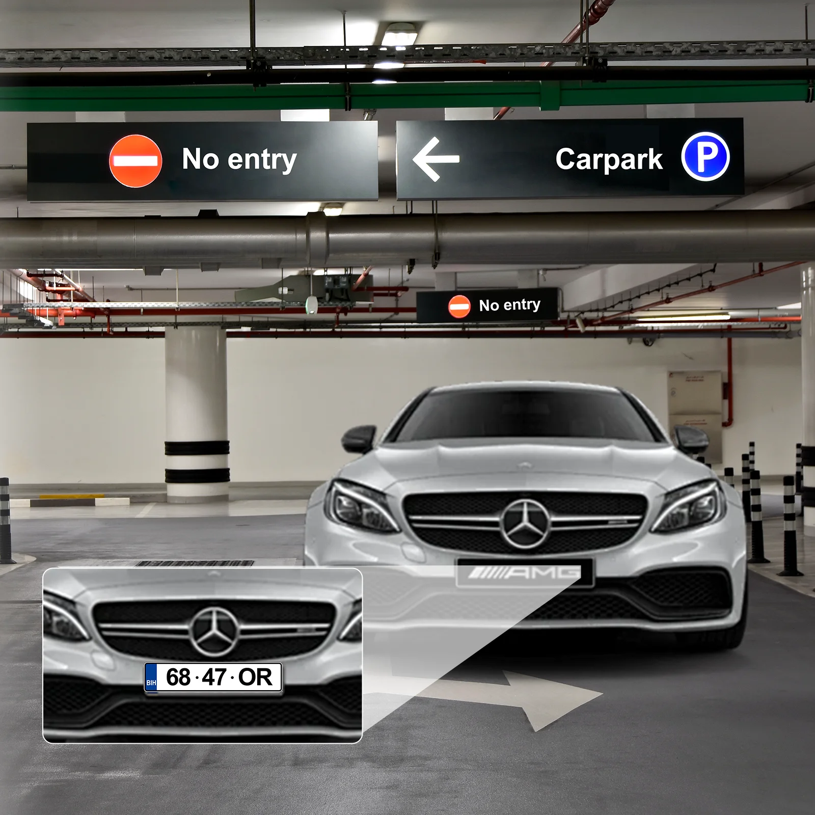Anpviz 4MP 5X zoom Bullet POE IP License Plate Recognition Camera Human vehicle detection security camera supports 512GB SD card