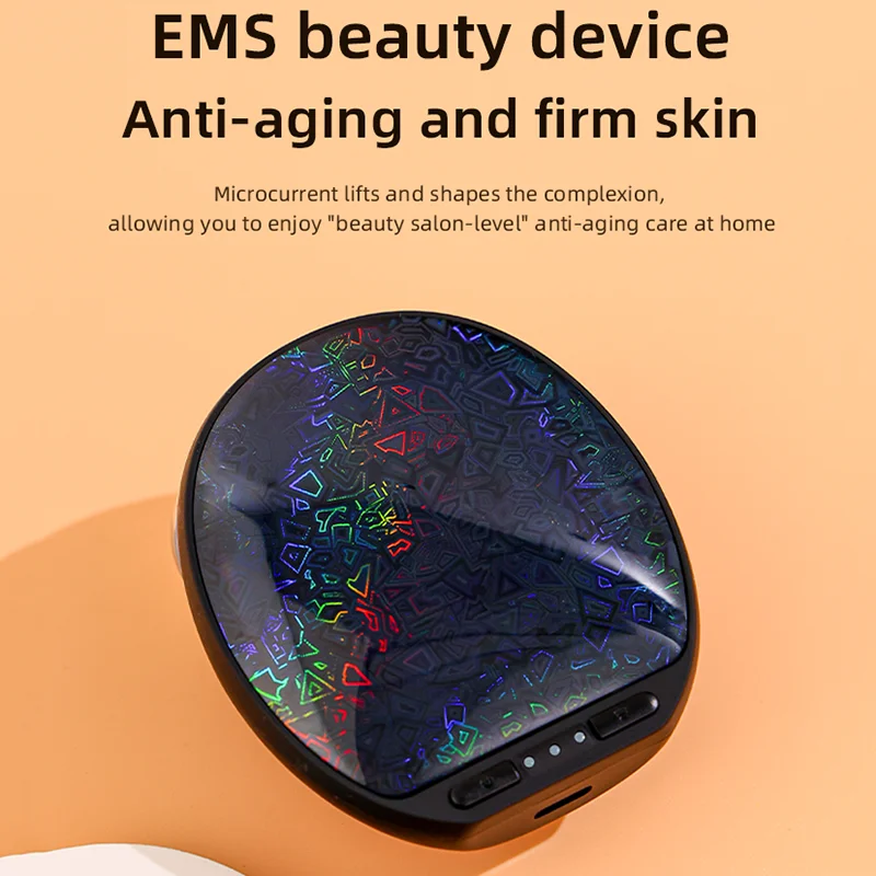 スマートライブラリーマイクロカレント美顔器 3 in 1 フェイススカルプティングツール フェイシャルマッサージャー 二重あご解消マシン フェイシャルマッサージャー