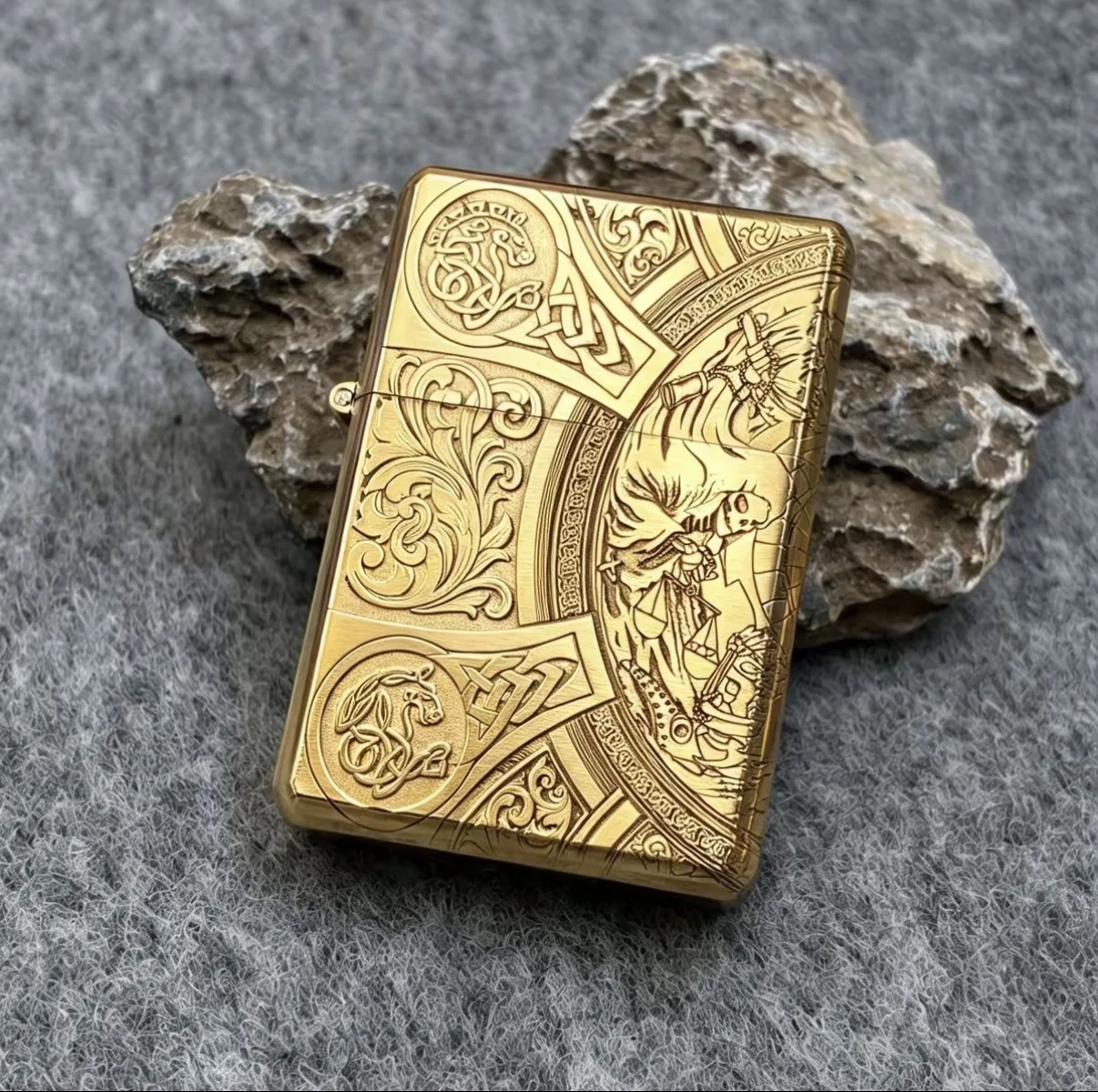 2026 New 1937 brass CNC integrated super inner armor windproof fuel lighter, cigarette accessories, men's gift