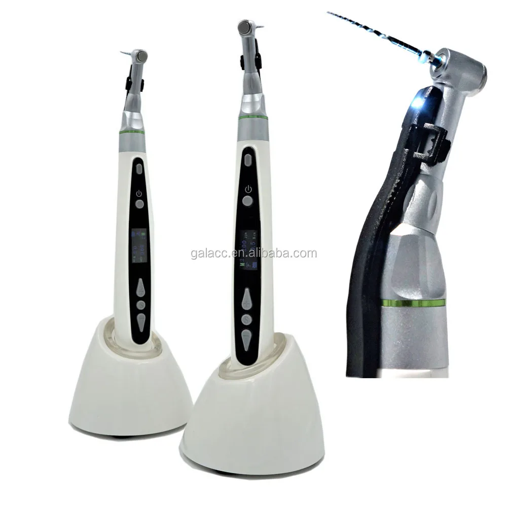 Den talLED wireless Endodontic Electric endo rotary machine with  mini head 16:1 treatment electric motors with LED light