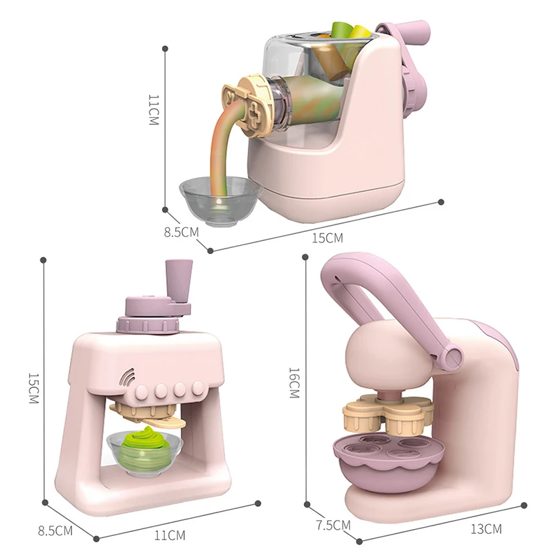 children's clay noodle ice cream burger machine clay toy sets