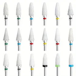 1Pcs Ceramic Milling Cutter Nail Drill Bits Electric Manicure Drills Pedicure Mill Bits Machine Files Nail Art accessories Tool