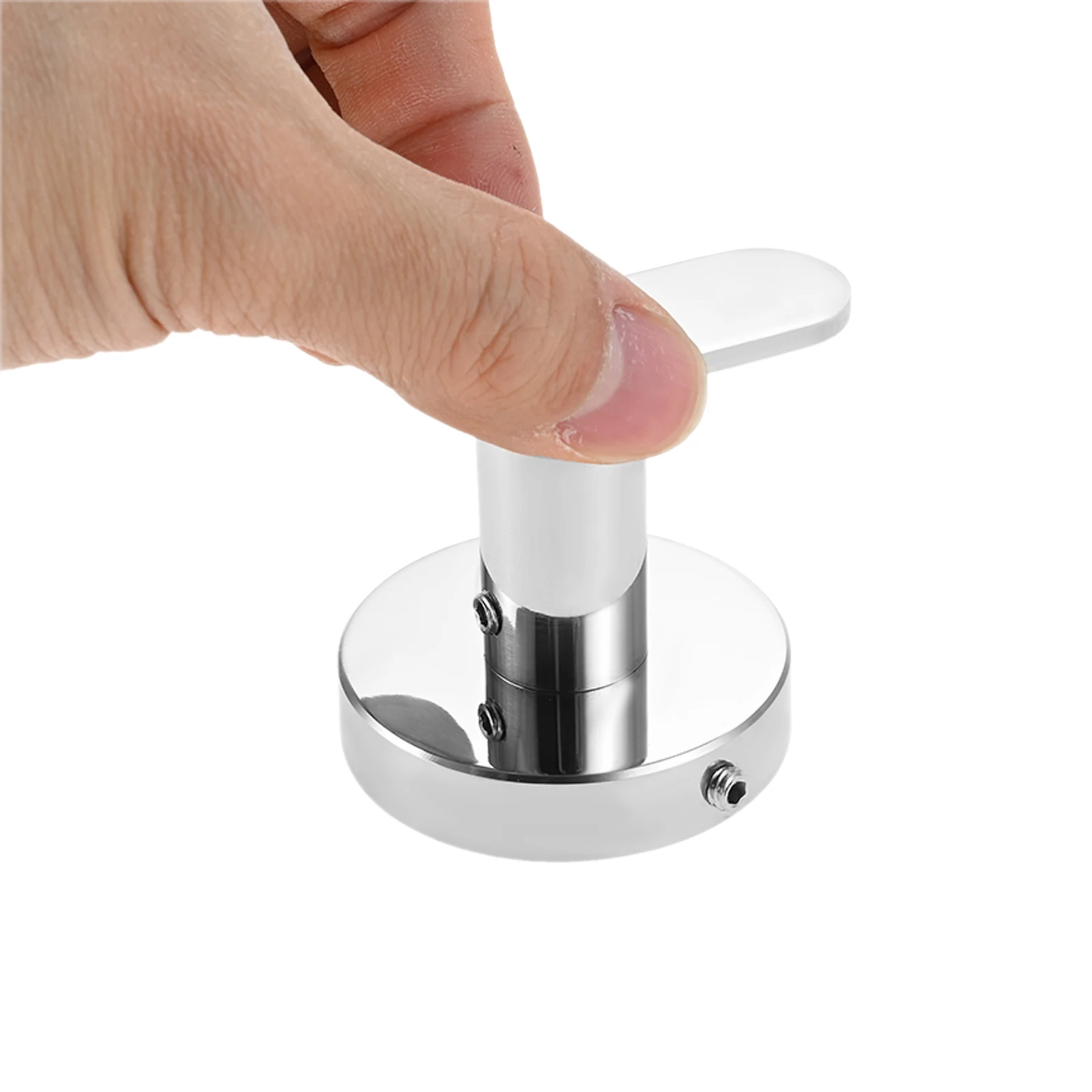 خطاف تعليق المعاطف للحمام مصنوع من الفولاذ المقاوم للصدأ يُعلق على المناشف وخطاف ملابس للحمام والمطبخ والمكتب المصقول بالكروم/النيكل المصقول