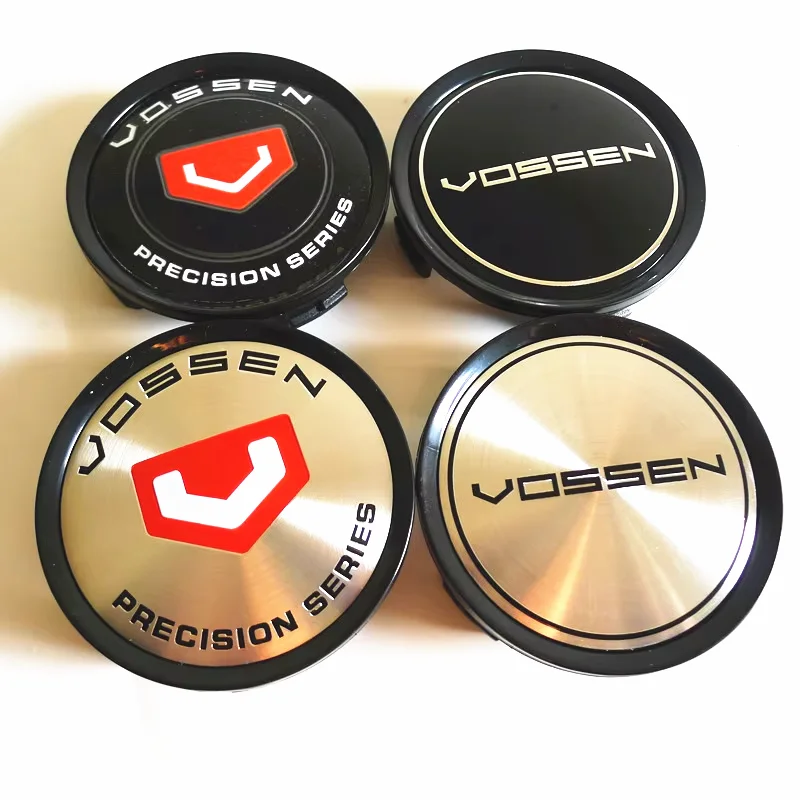 4pcs 74mm 70mm For VOSSEN Wheel Center Hub Caps Car Styling Emblem Badge Logo Rims Cover 65mm Stickers