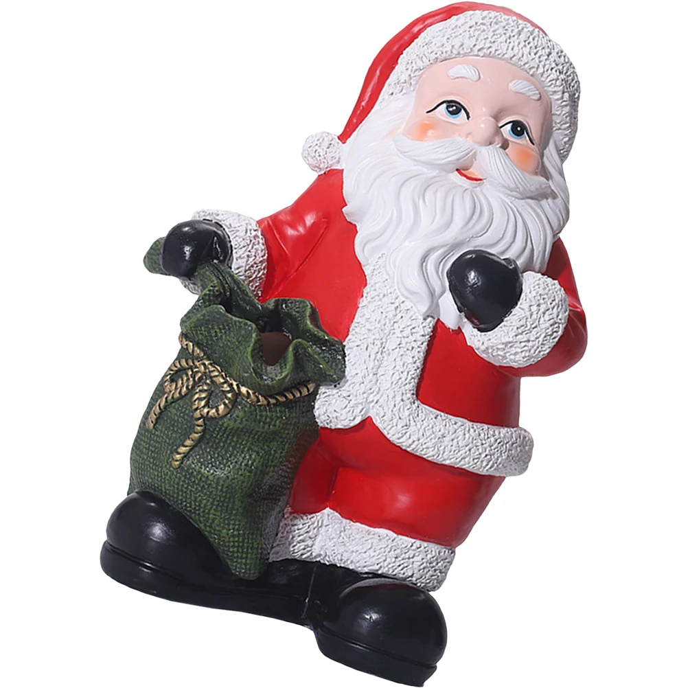 

Santa Claus Santa Claus Adornment Vase Decorations Holiday Christmas Craft Resin Statue Table Bedside Home