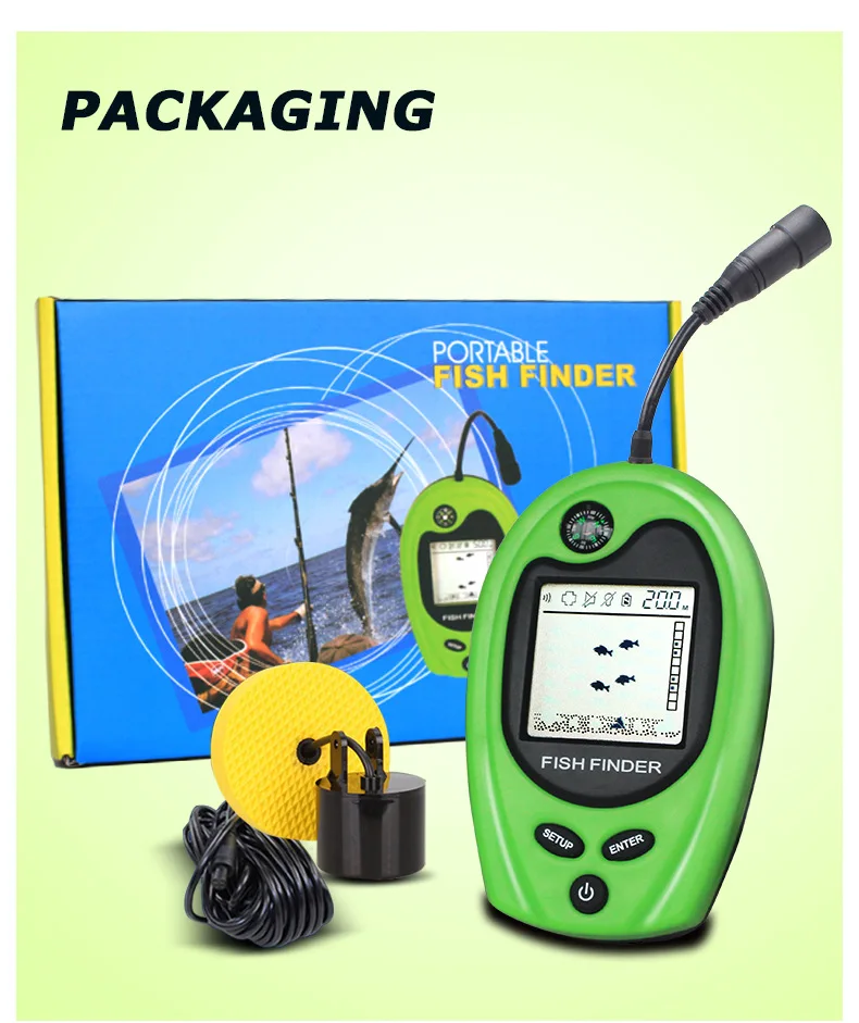 Lucky FF818 Deeper Fishing Ice Fishing Sonar Detector