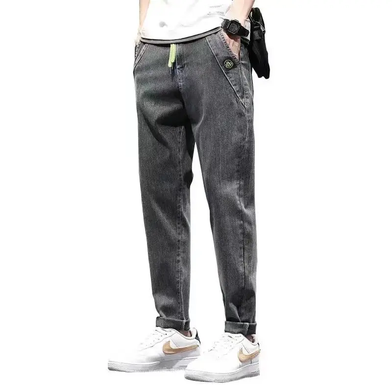 Wholesale 2022 Fashion Jeans Pants Men's Loose Brand Retro Slim Harlan Fashion Casual Teenagers Spring Autumn Designer Pants