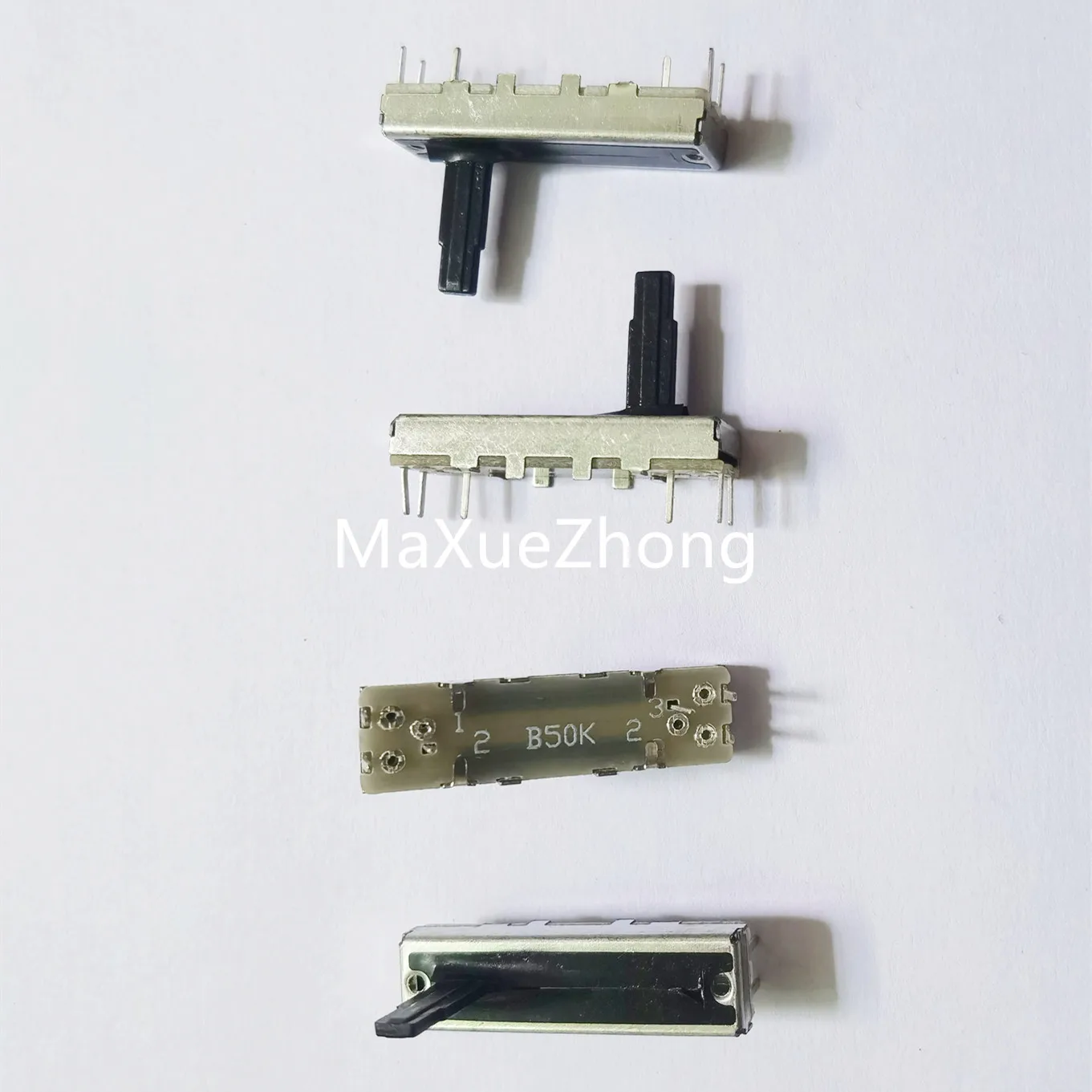 

Original new 100% long 35mm double B50K B503 stroke 20mm straight sliding potentiometer 6pin push knob handle high 15MM SWITCH