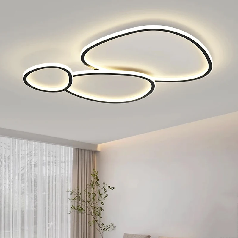 Nordic LED Ceiling Lamp Creative Mango Living Room Lights Remote Control Bedroom Dining Room Lighting