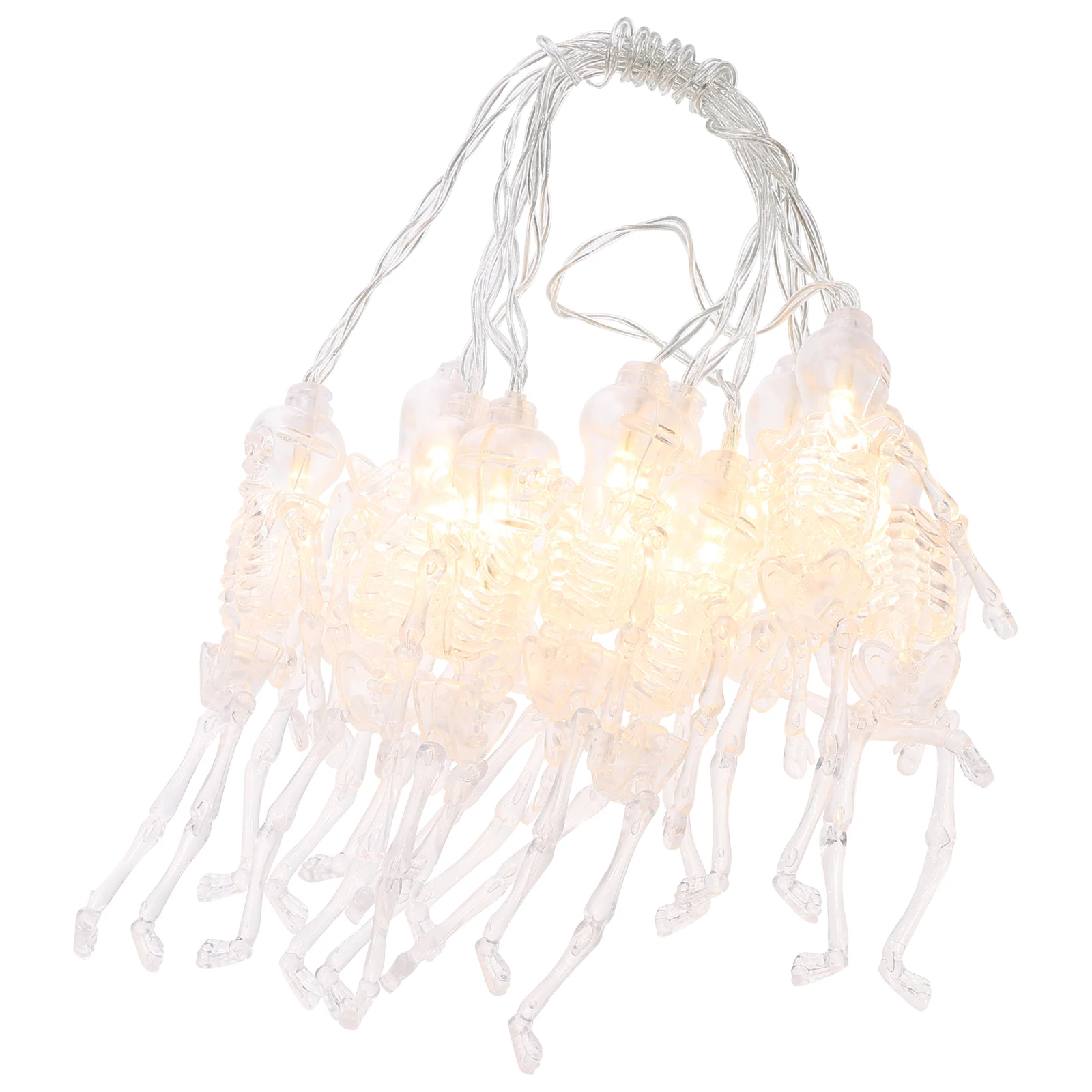 

Flickering LED String Lighted Halloween Decorations Transparent Ornament