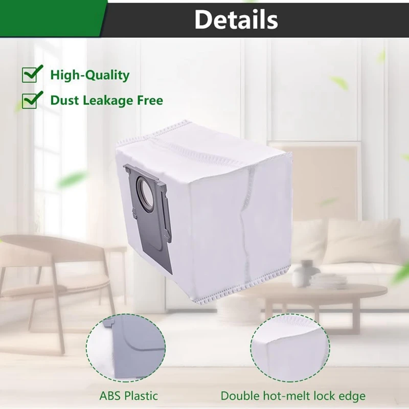 Para roborock s8 pro ultra robô aspirador de pó escova lateral principal filtro hepa mop pano sacos pó peças reposição