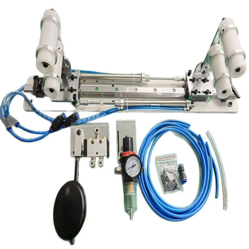 Nähmaschine, pneumatischer Taillenzugrahmen, Mehrnadelmaschine mit offenem Rahmen, beweglicher Bier-Säure-Rack