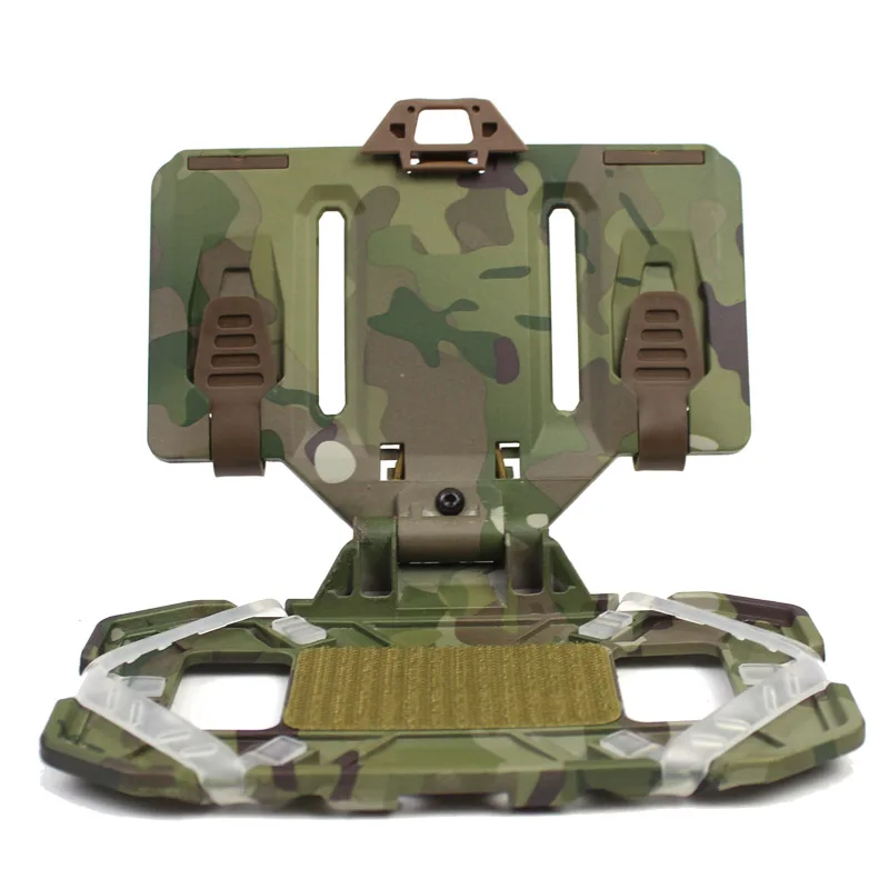 Bone Frog MOLLE Mounts Tactical Vest Chest Hang Universal Chest Phone Board Carrier Folding Navigation Board