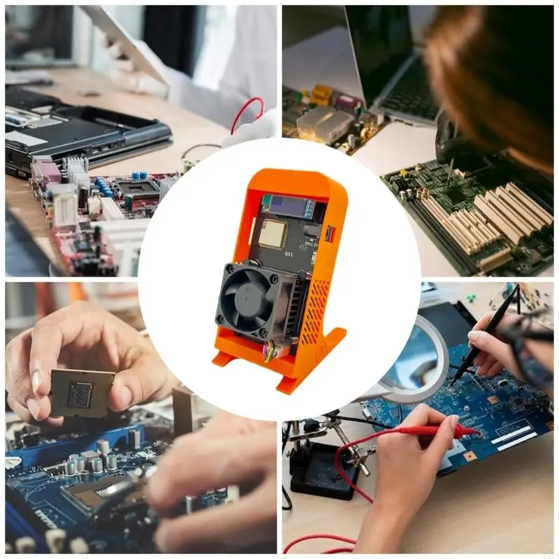 Bitcions マイナー Bitaxe Gamma 601 BM1370 マイナー 1.2TH/S 18 ワットオープンソースシステム 2.4Ghz WiFi 家庭用低ノイズ