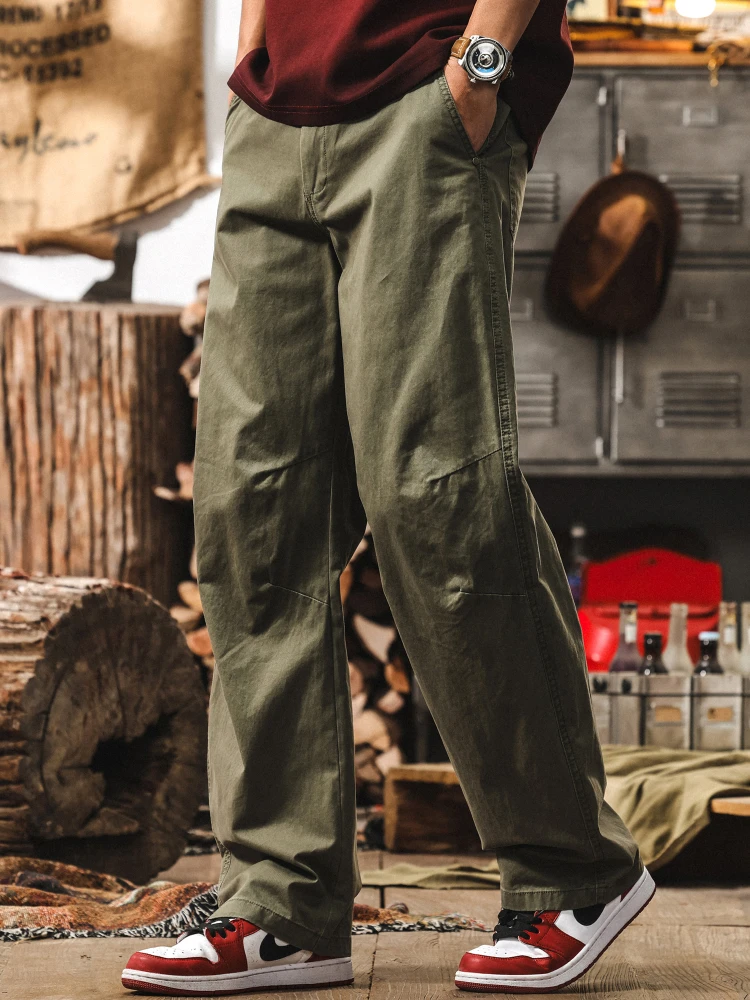 

American Military een Cotton Work Pants Men's Loose Casual Straight Leg Trousers Faion Brand Youth Autumn Winter Jeans