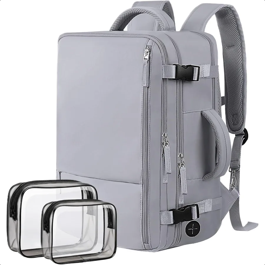

Travel Laptop Backpack for Women Gray