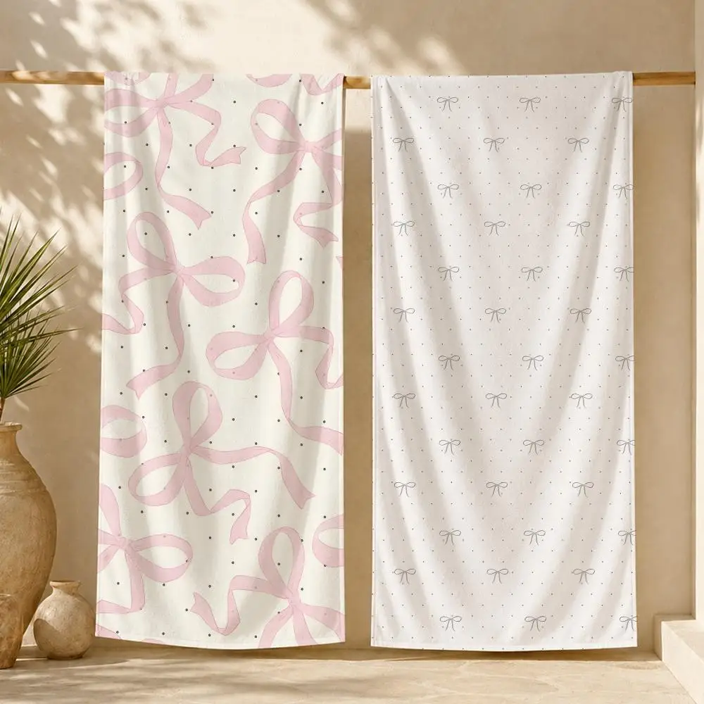 bow tie ins Towel ultra-fine fiber quick drying absorbent towel, beach swimming vacation beach towel