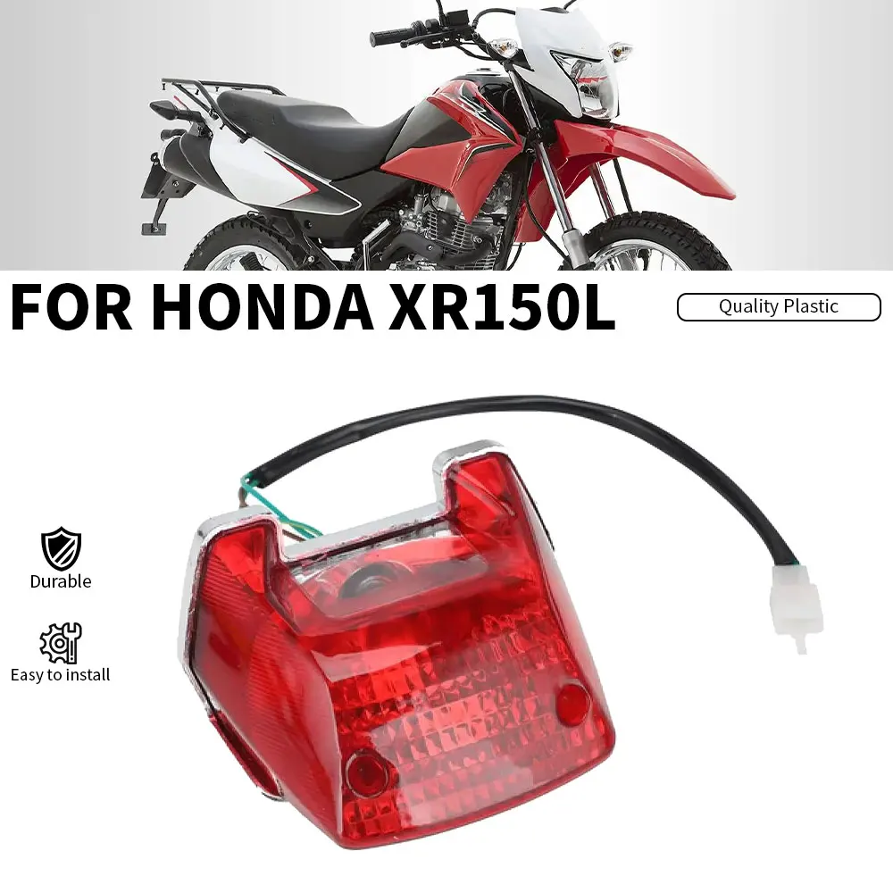 Luz de freno, luz trasera, lámpara de freno integrada para Honda XR150L XR 150L, accesorios de plástico para motocicletas todoterreno