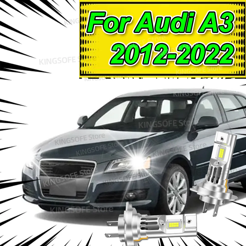 

LED Car Headlight Bulbs 6000K Low Beam For Audi A3 2012-2022 2013 2014 2015 2016 2017 2018 2019 2020 2021