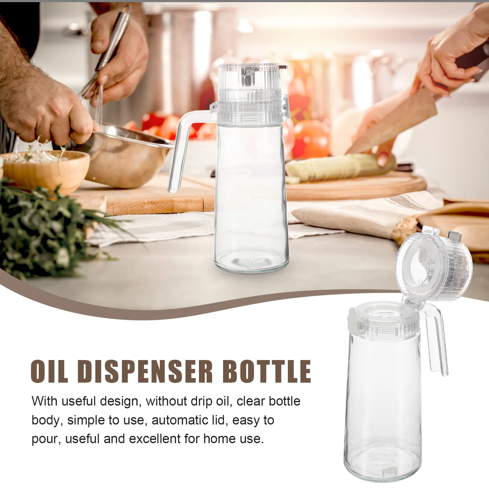 

Oil Sprayer for Cooking Container Transparent Dispensing Bottles Glass Dispenser