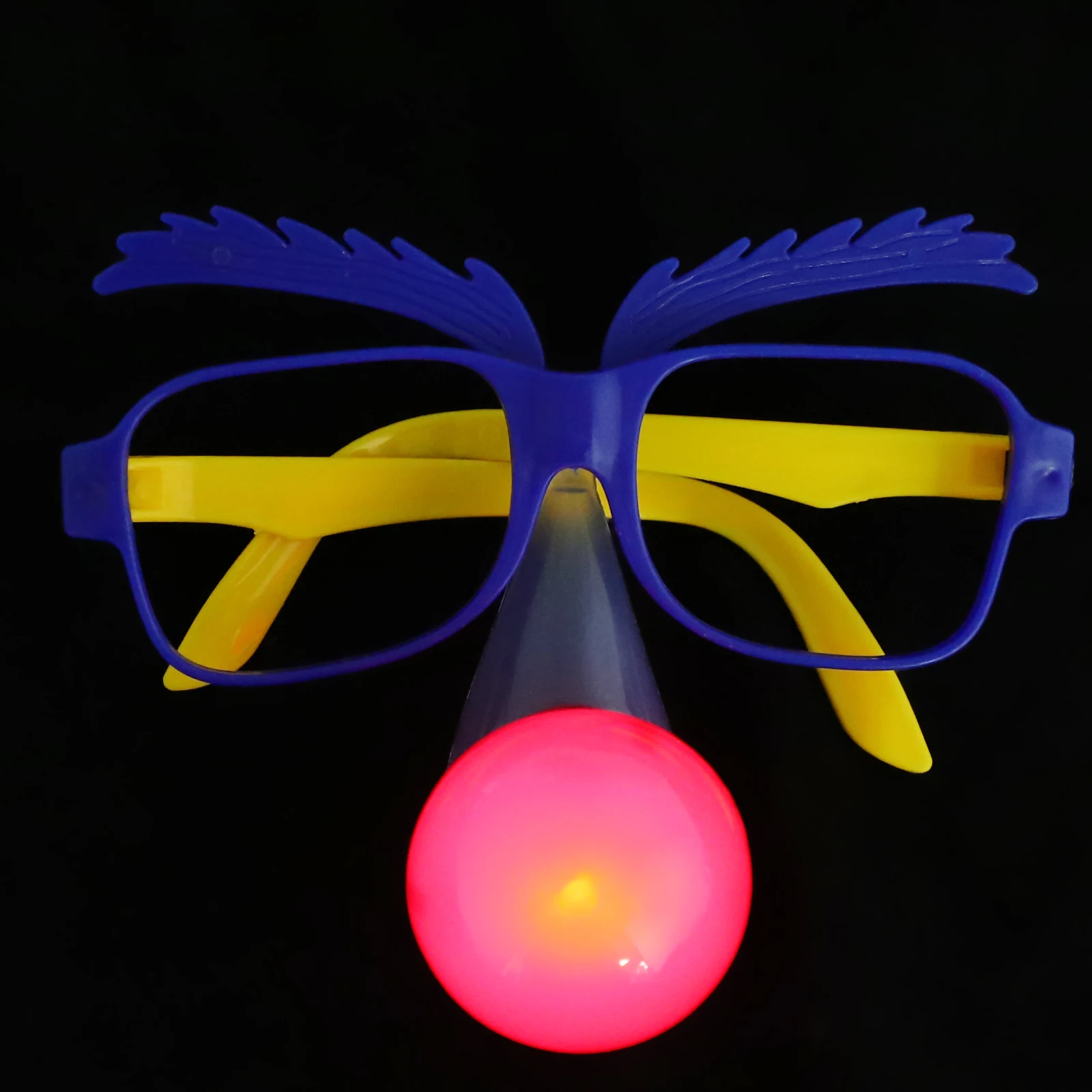 

Clown Glasses Ornament Party Accessories Funny Costume Glasses Costume Props Reusable Durable For Halloween Events