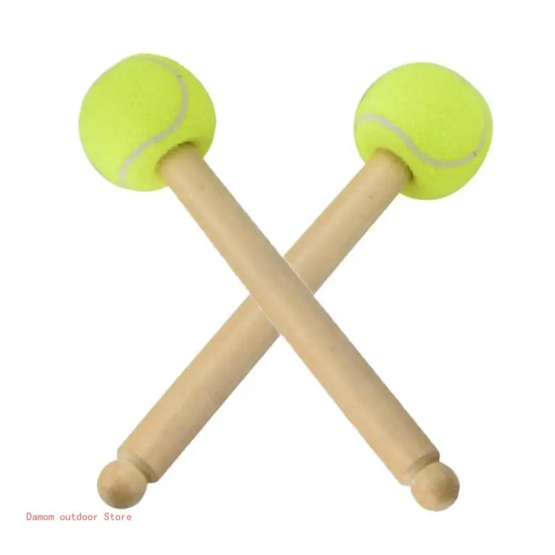 Drum Mallet with Felt Head Percussions for Marchings Band Snare Drum