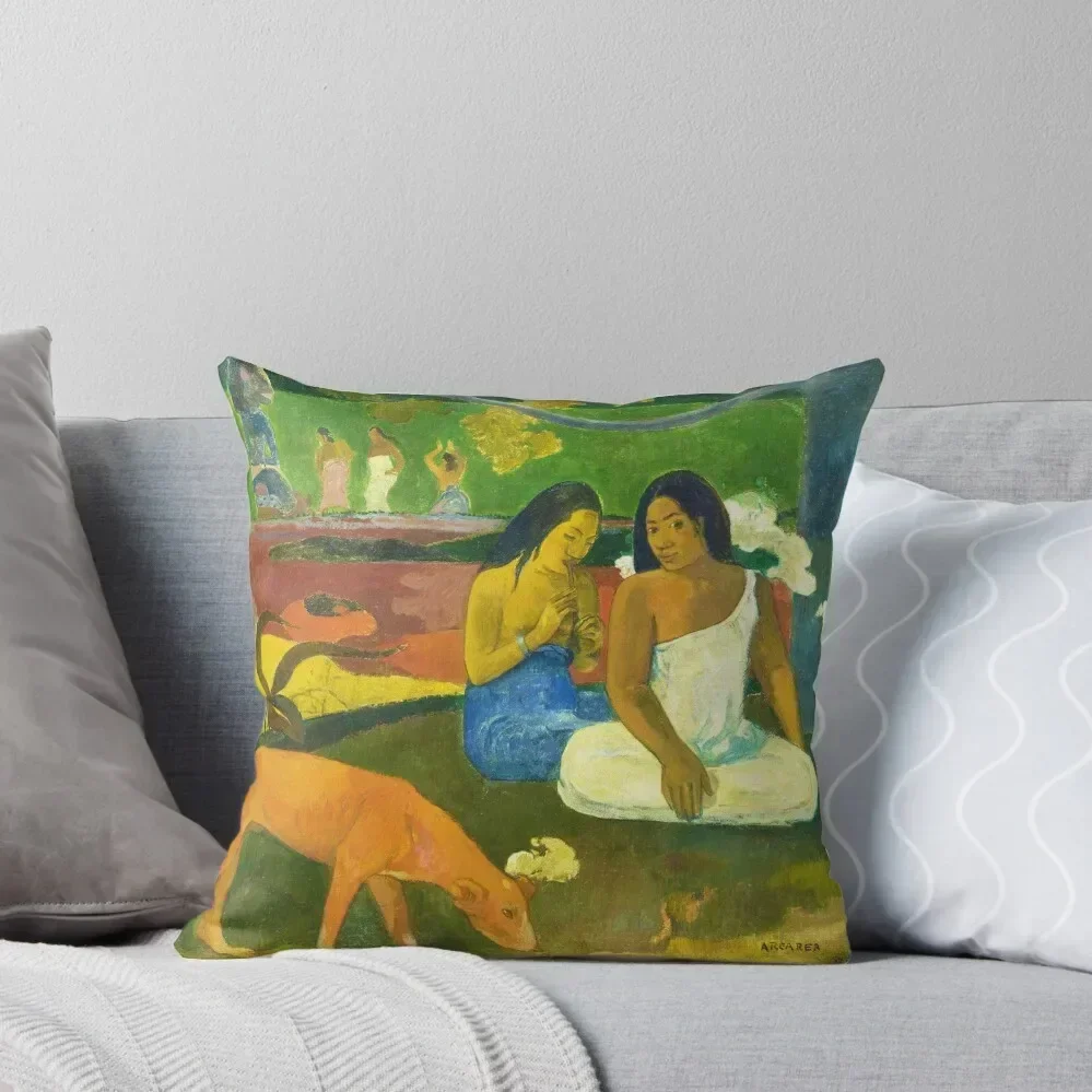 

Paul Gauguin Arearea (Joyeusetés) Throw Pillow Christmas s Covers Sofa Covers For Living Room autumn pillowcase pillow