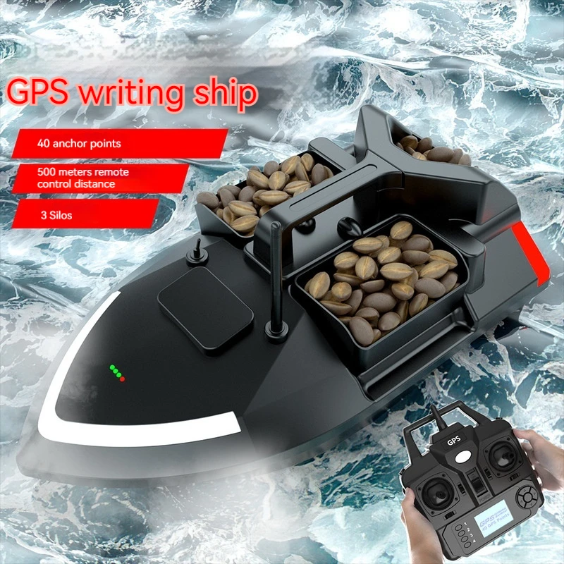 Telecomando senza fili Nesting Boat Gps Intelligent 40 Positioning Point tre posizioni Bait Hook segnale di svolta Prompt automatico