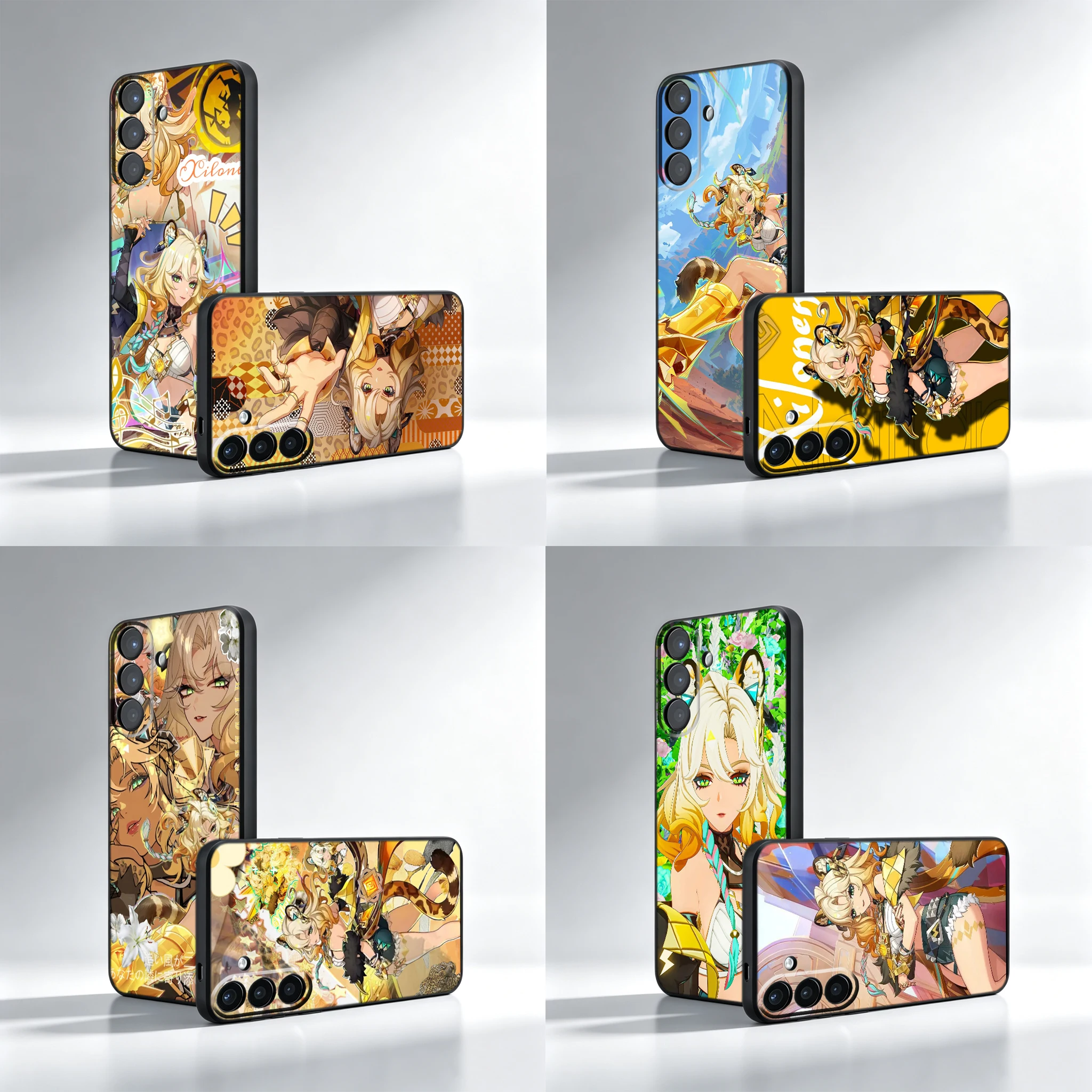 Game Cool Cute Genshin Xilonen Phone Case For Samsung A16 A26 A27 A37 A56 A57 A05S A06 A04S A55 A54 A35 A34 A25 A24 A15 A14 A71