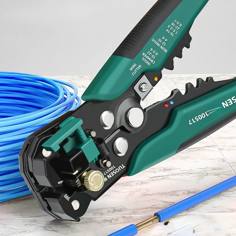 Quick wire pullers, peeling pliers, electrician's pliers, automatic wire strippers, crimping pliers