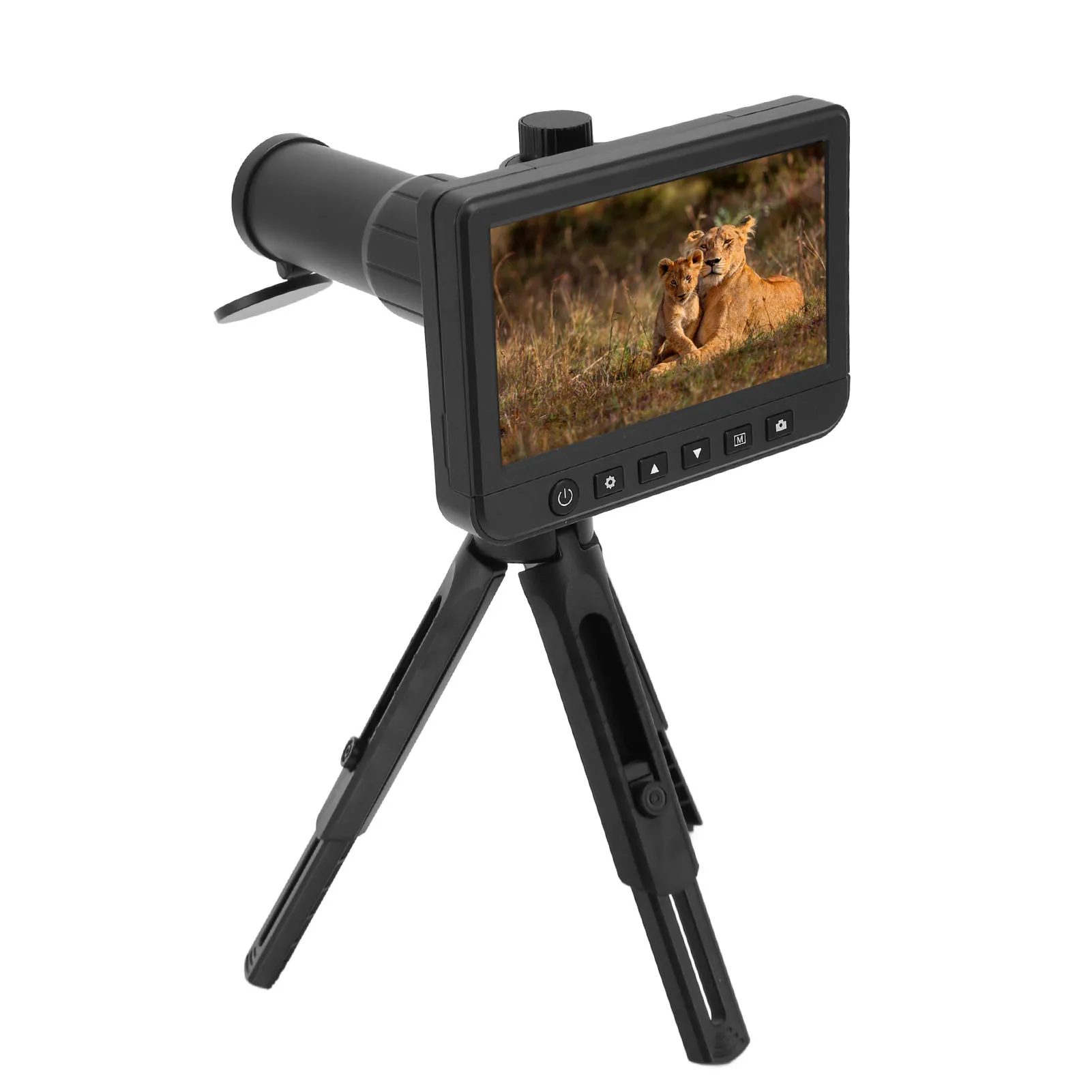 كاميرا تلسكوب LCD مقاس 5 بوصة، كاميرا تلسكوب تكبير 50X للمغامرة الخارجية للصيد للبالغين