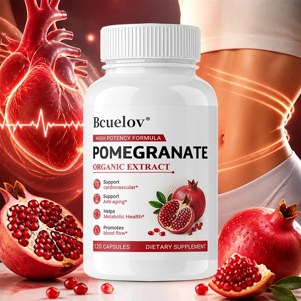 

Pomegranate Extract - Strengthens The Immune System, Antioxidant,Supports Cardiovascular Health, for Heart Health Joint Support