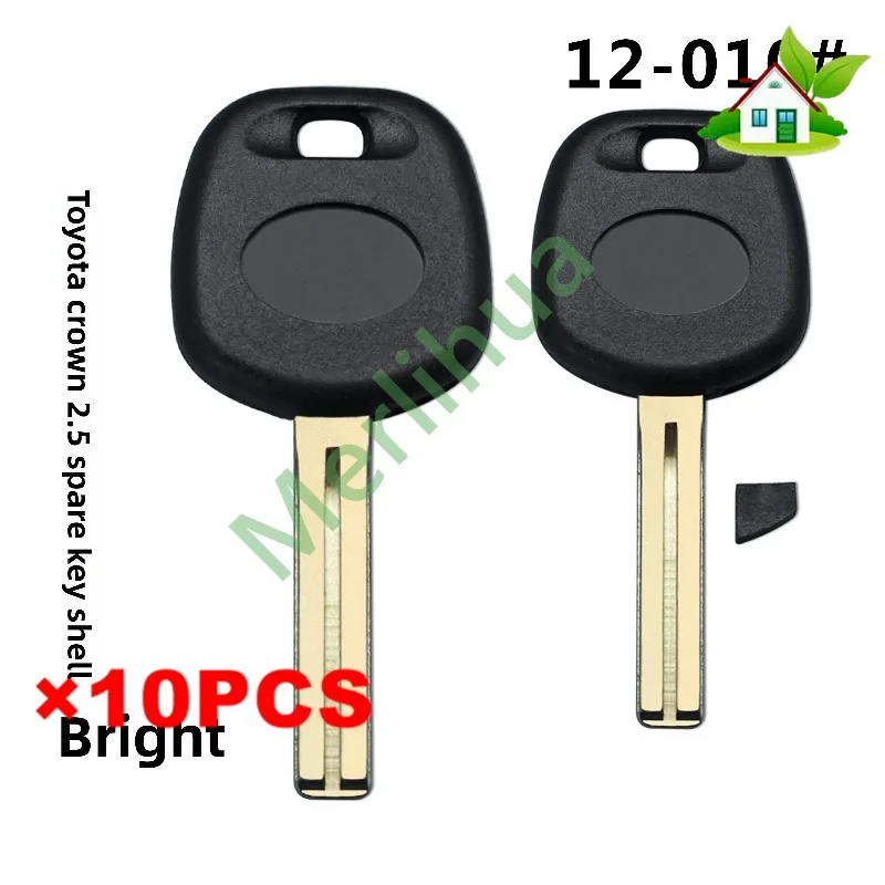 FOR Toyota Premium Vertical‑Milling Spare Key Shell With Uncut Key Blank Fits Camry Corolla