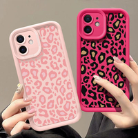 Leopard Patterned Case For iPhone 16 Pro Max Shockproof Bumper Soft Phone Cover Coque For iPhone 14 15 Pro Max 13 12 11 16e