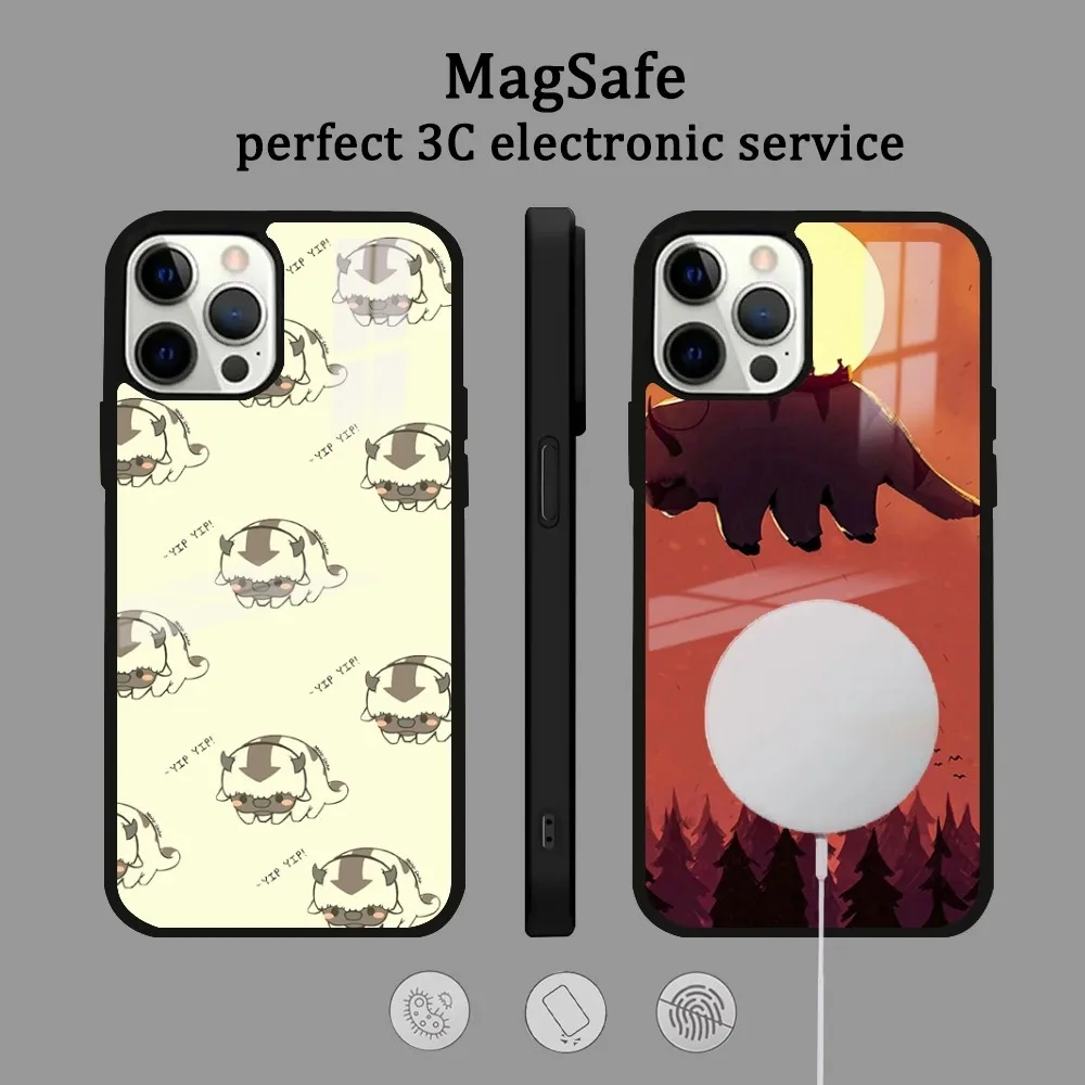 

Y-Yip YipSS AvataS Phone Case For IPhone 16 15 14 13 12 11 Pro Max Plus Mini Magsafe Mirror Wireless Magnetic Cover