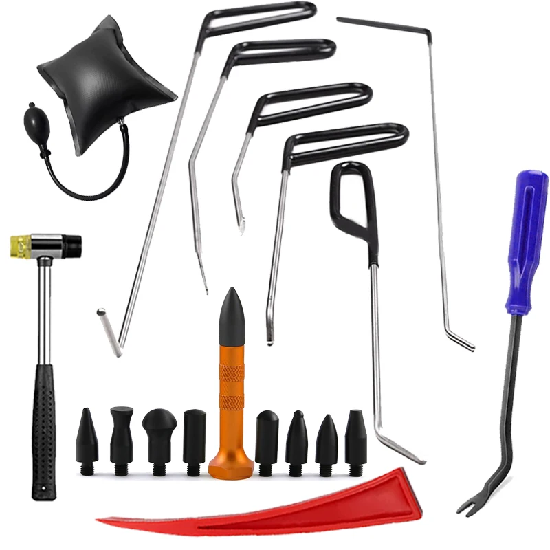

Universal Auto Body Sheet Metal Paintless Dent Repair Kit Professional Workshop Car Accessories Tools Slide Hammer Remover Set