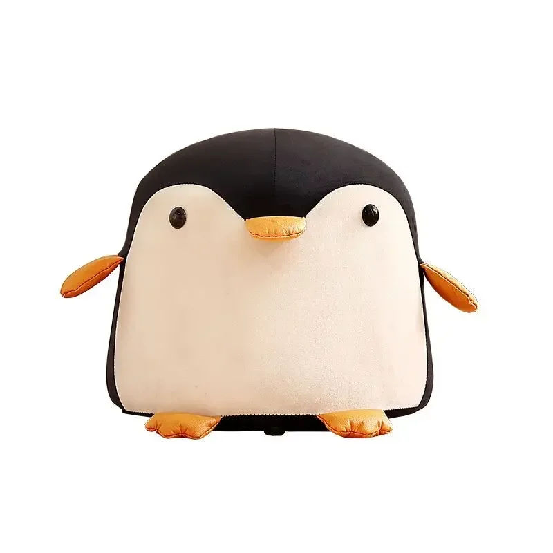 Penguin Shape Small Stool Family Living Room Creative Children Sofa Sitting Bench Low Stool Household Shoe Stool Furniture