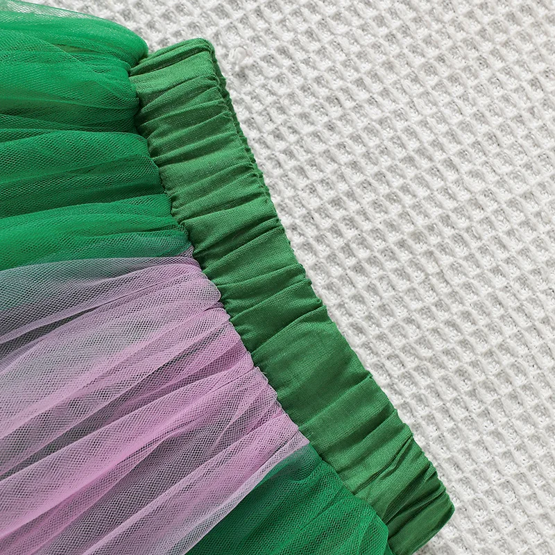 طقم ملابس للفتيات الصغيرات في اليوم الأيرلندي مطبوع عليه حروف وأكمام طويلة وتنورة من التول لملابس الخريف اللطيفة للأطفال