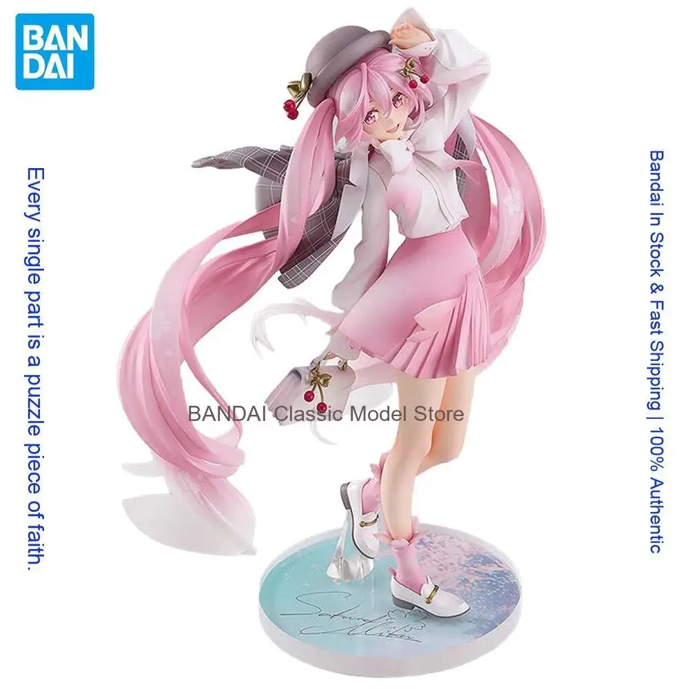 

BANDAISakura Miku Hatsune Miku Ohanami Outfit Ver PVC Figure Collectible Anime Model Doll Gift Authentic Figure Model