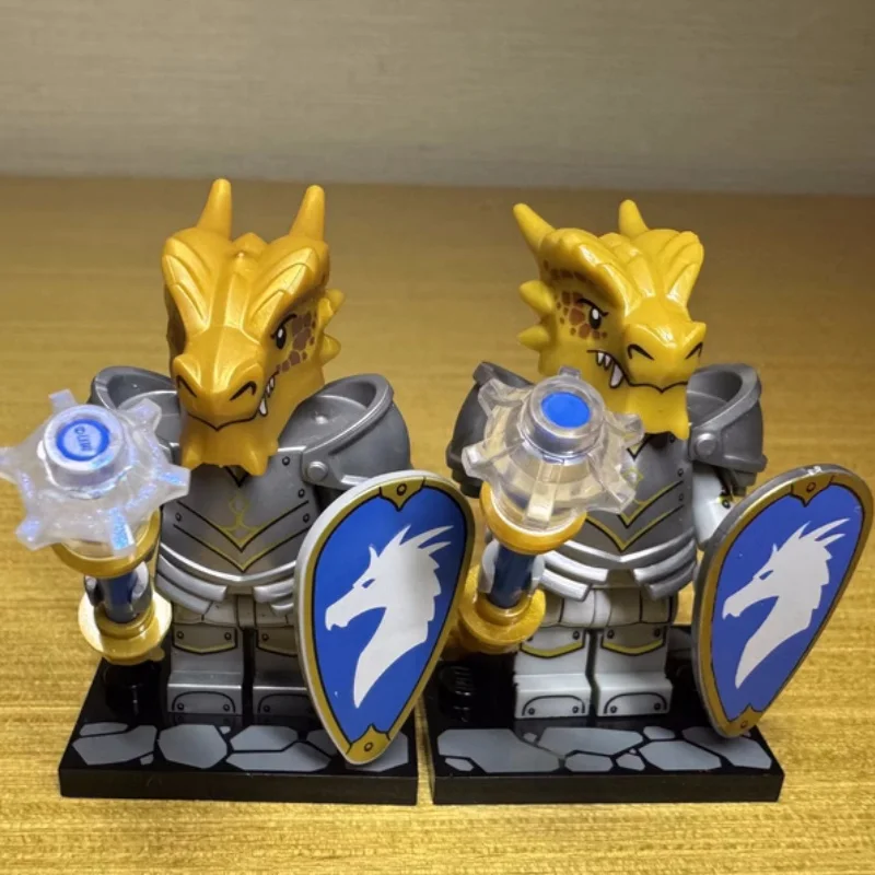 

Hot Undead Knight Bricks Blind Box Mini Action Figures Model accessories MOC Dragon Knights Building Blocks DIY Toys for Childre