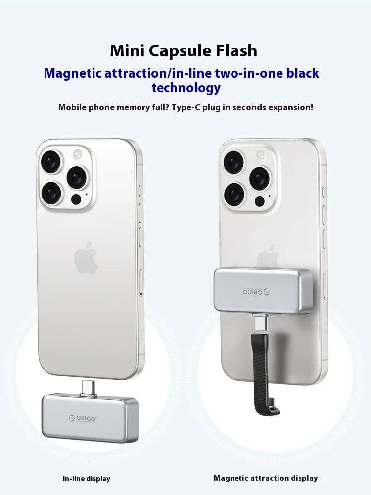 ORICO S20 Photographer Edition Portable SSD – USB-C 20Gbps External Solid State Drive 512GB/1TB/2TB Zinc Alloy Shell 2000MB/s