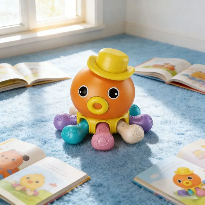Kinder Drücken Spielzeug Baby Frühe Bildung Kunststoff Cartoon Sensorische Ausbildung Spielzeug 0-3 Jahre Kinder Sound Farbe Erkenntnis Puppe